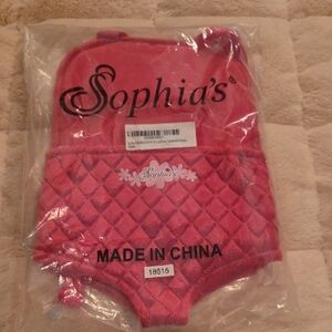 Pink Quilted Doll Carrier